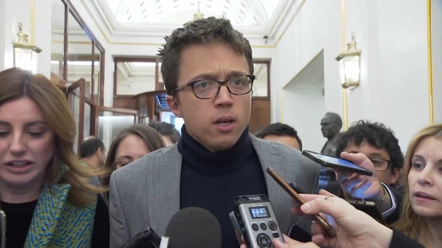 El diputado Iñigo Errejón, en el Congreso.