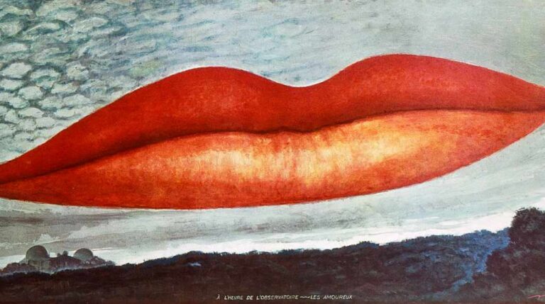Man Ray, Observatory Time –The Lovers (1932–34) Fotografía coloreada, pieza única