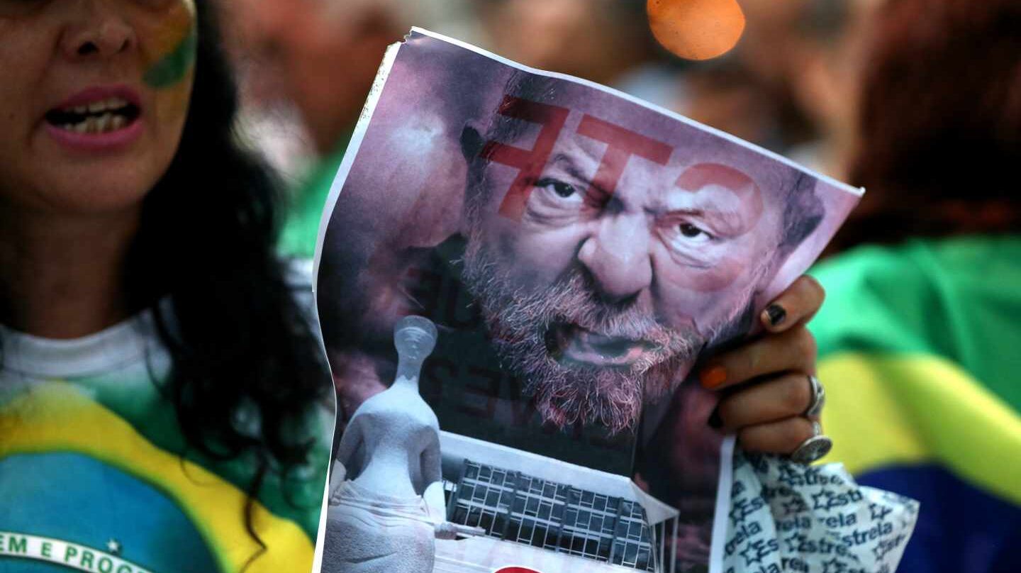 Miles de brasileños, contra el habeas corpus de Lula da Silva.