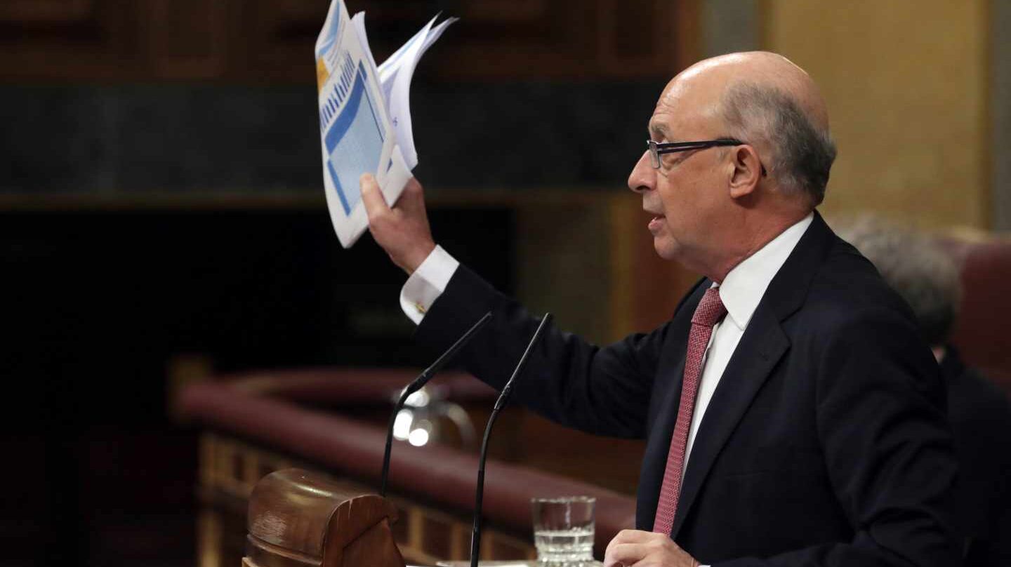 Cristóbal Montoro, en el Congreso.