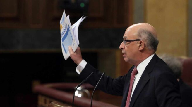 Cristóbal Montoro, en el Congreso. Cristóbal Montoro, en el Congreso.