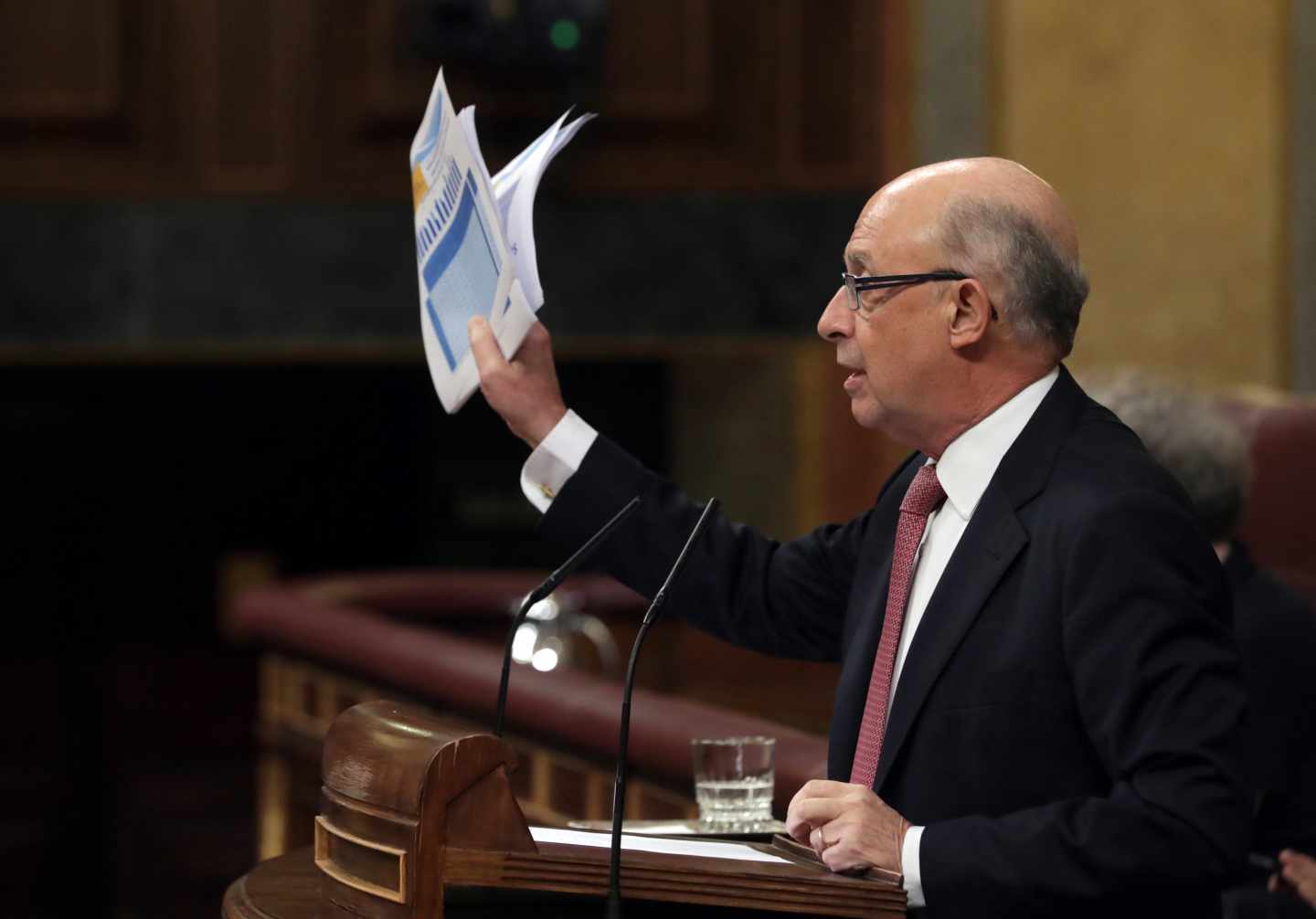 Cristóbal Montoro, en el Congreso.