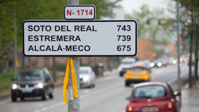 Las señales kilométricas de las cárceles en carreteras de Cataluña.
