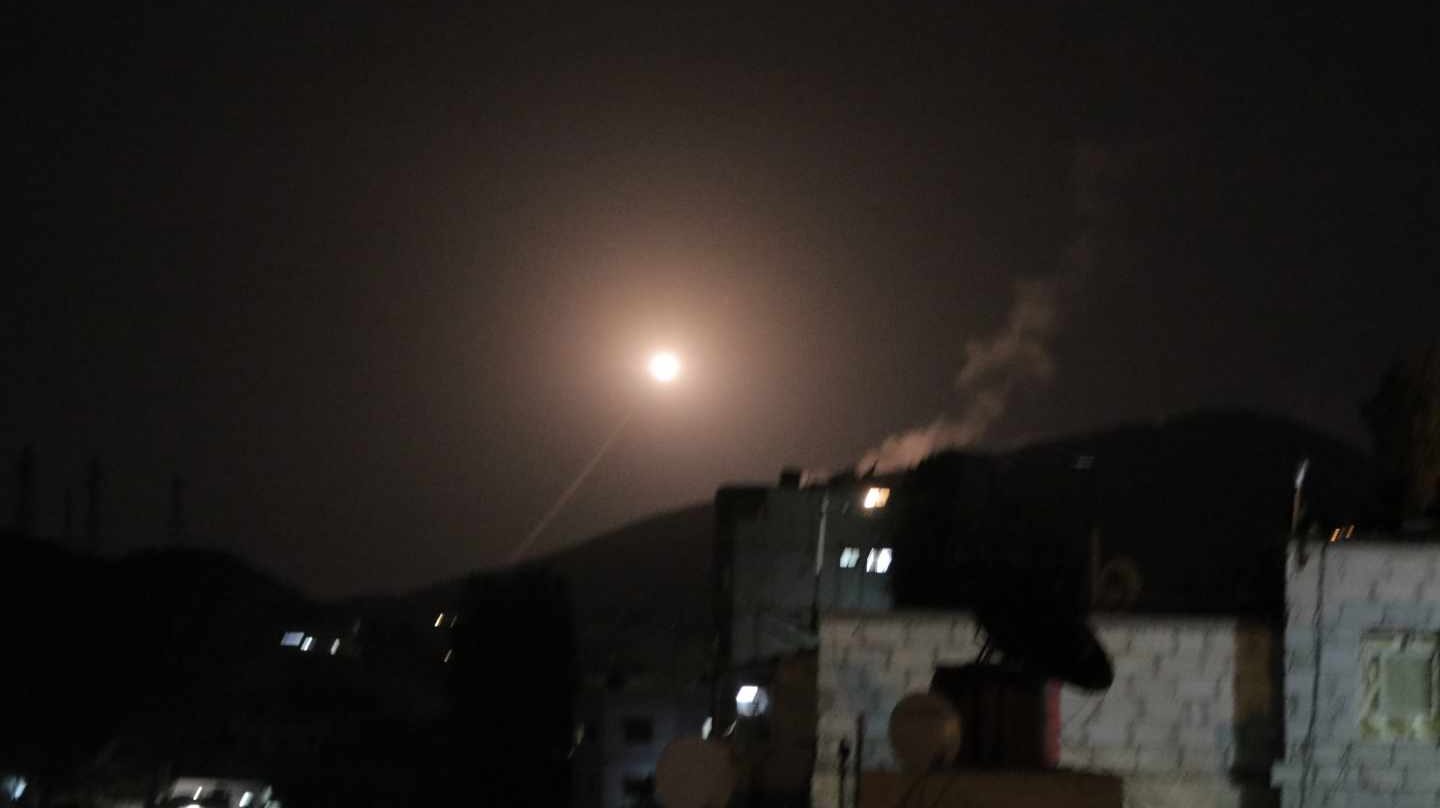 Primeras imágenes del ataque en Damasco (Siria).