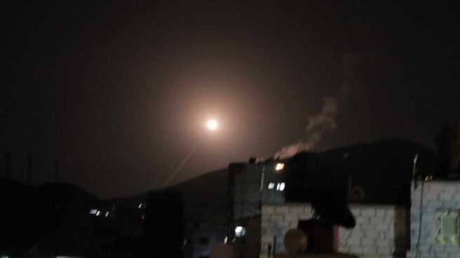 Primeras imágenes del ataque en Damasco (Siria). Primeras imágenes del ataque en Damasco (Siria).