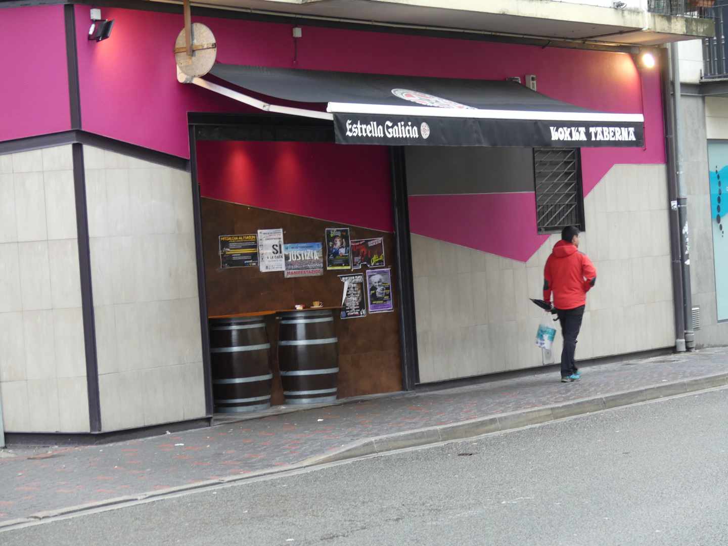 El bar 'Koxka' de Alsasua donde se inició la agresión a los agentes el 15 de octubre de 2016.