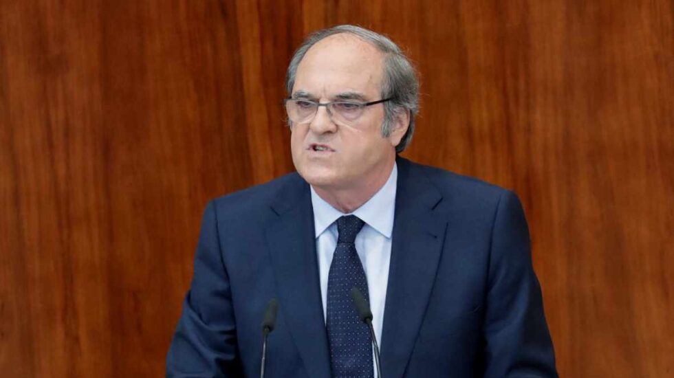 El líder del PSOE madrileño, Ángel Gabilondo, en la Asamblea de Madrid.