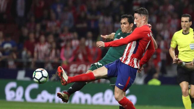 Partido de Liga disputado entre el Atlético de Madrid y el Betis.