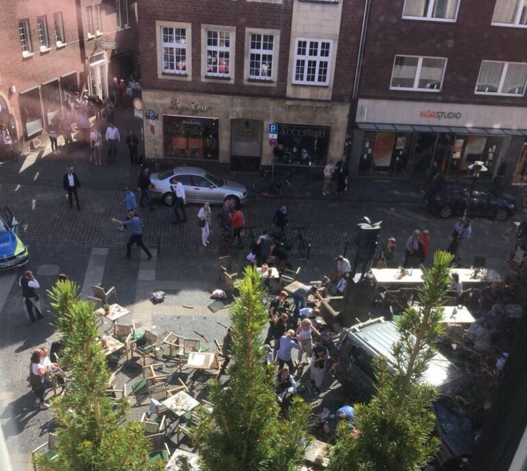Varios muertos en un atropello masivo en la ciudad alemana de Münster