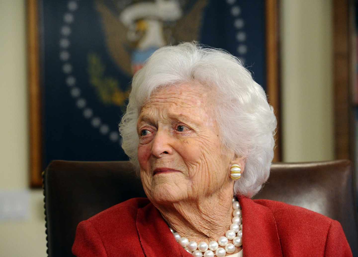 La ex primera dama de los Estados Unidos, Barbara Bush.