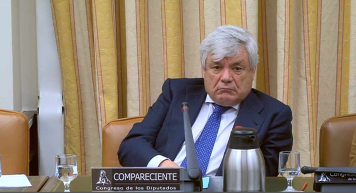 Ramón Blanco Balín, presunto arquitecto de la Gürtel, en el Congreso.