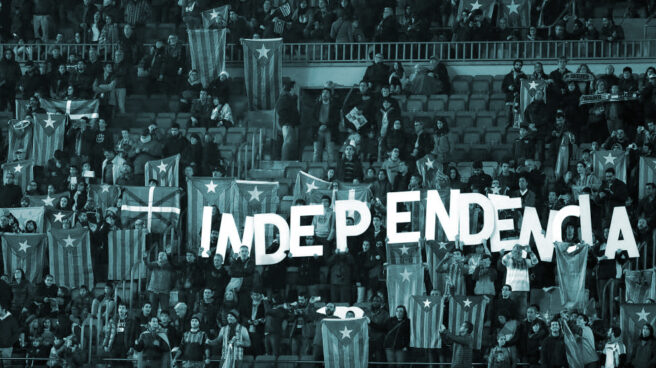 camp nou Protesta en el Camp Nou a favor del procés.