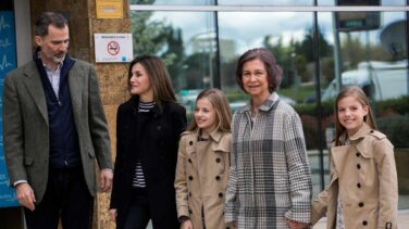 El Rey Felipe, al ser preguntado por la unidad familiar: "Todo está bien"
