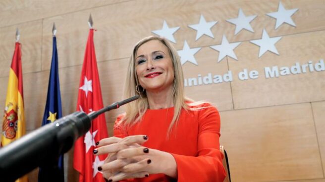 Cristina Cifuentes, durante su etapa como presidenta de la Comunidad de Madrid.