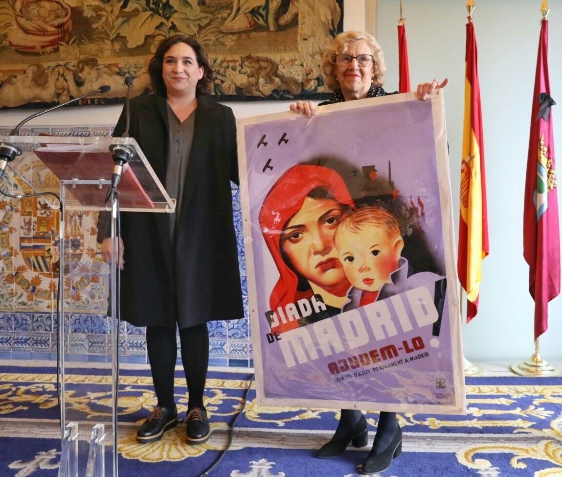 Ada Colau y Manuela Carmena.