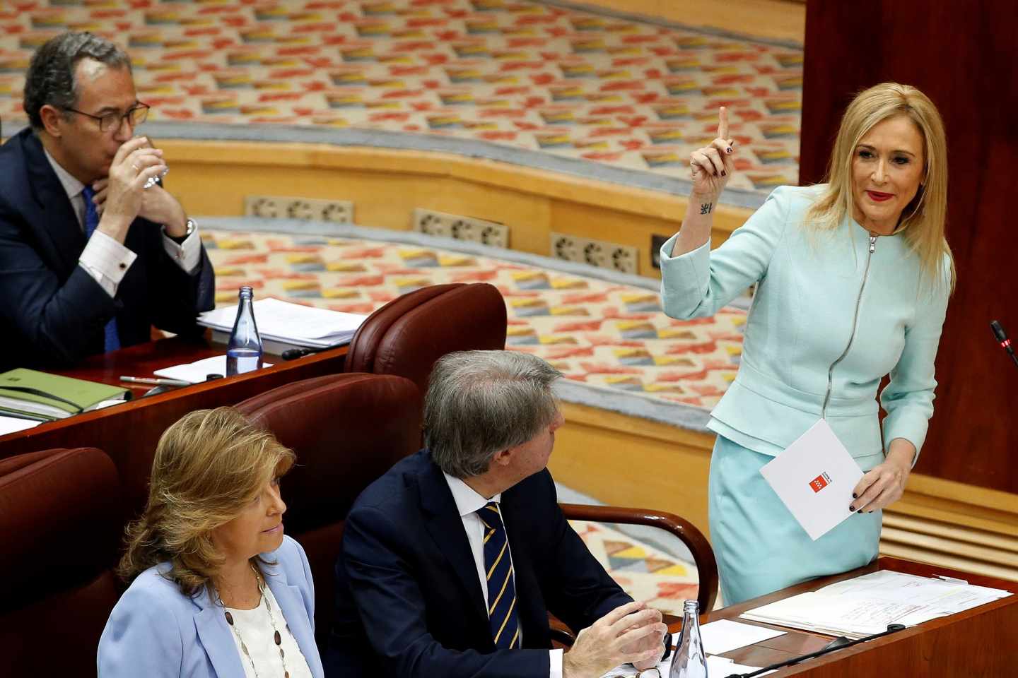 La presidenta de la Comunidad de Madrid, Cristina Cifuentes.