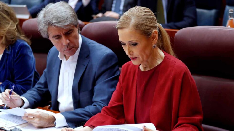 Cristina Cifuentes, en la Asamblea de Madrid.