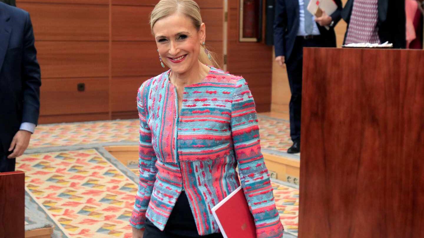 Cristina Cifuentes, en la Asamblea de Madrid.