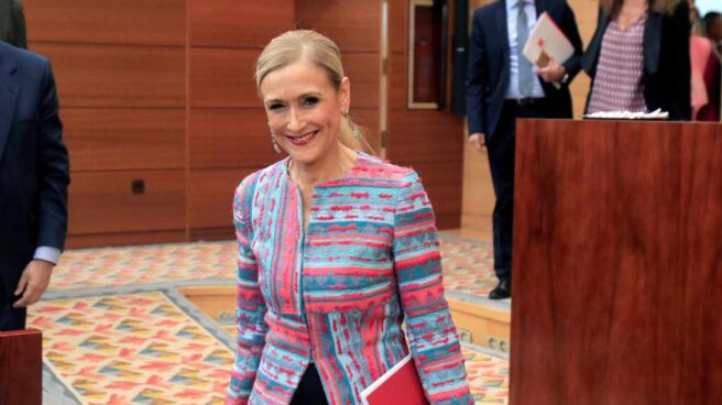 cristina_cifuentes_comparencia_asamblea_master_urjc Cristina Cifuentes, en la Asamblea de Madrid.