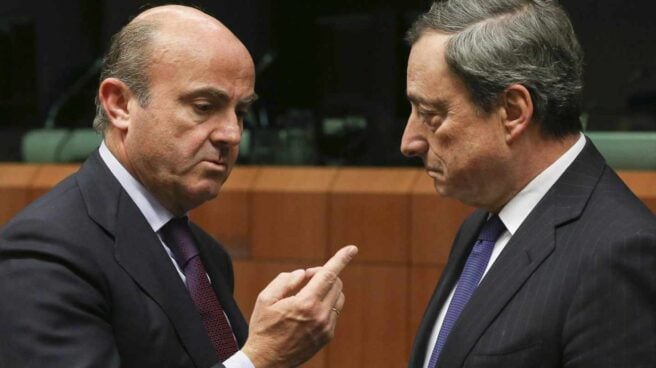 draghi_guindos El BCE controla uno de cada cuatro euros de deuda española.
