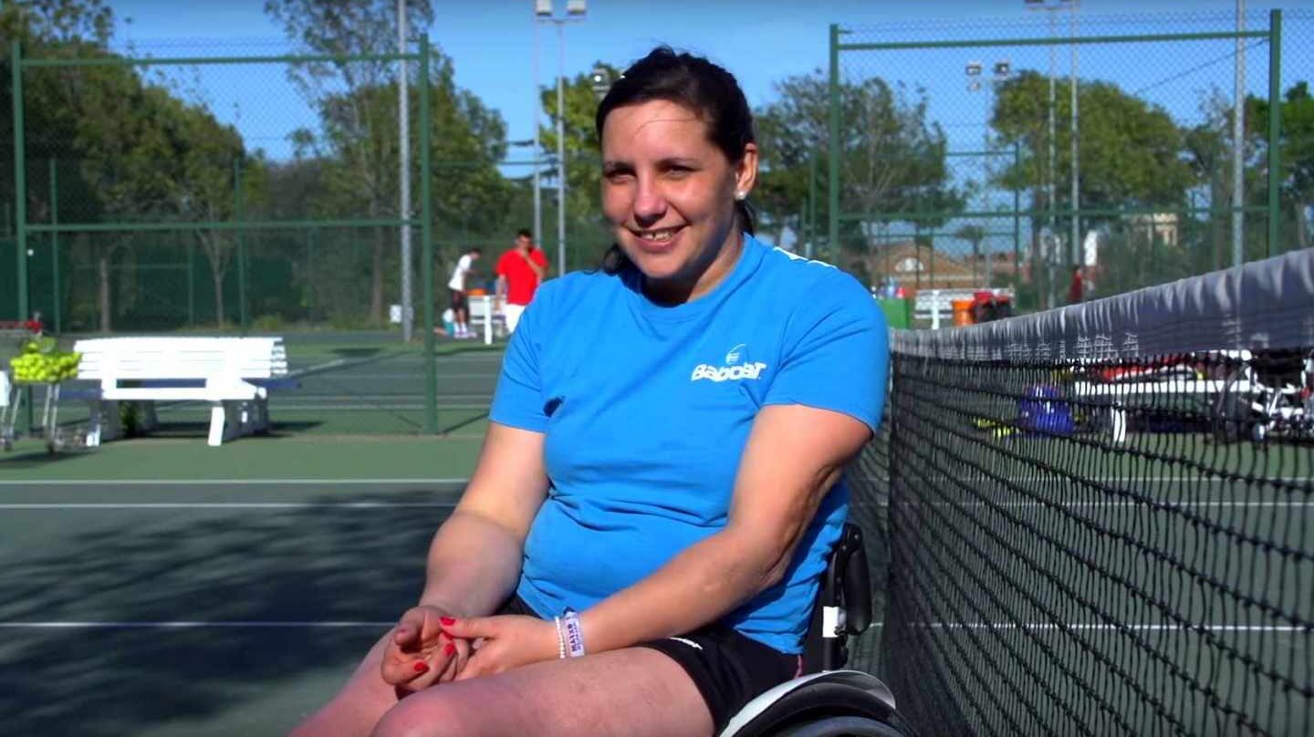 Elena Jacinto ha construido su vida tras un intento de suicidio en torno al tenis y su trabajo en la Fundación DKV Integralia.