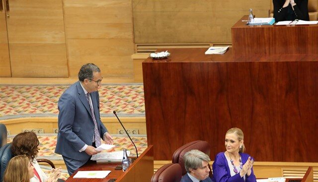 El portavoz del PP en la Asamblea de Madrid, Enrique Ossorio.