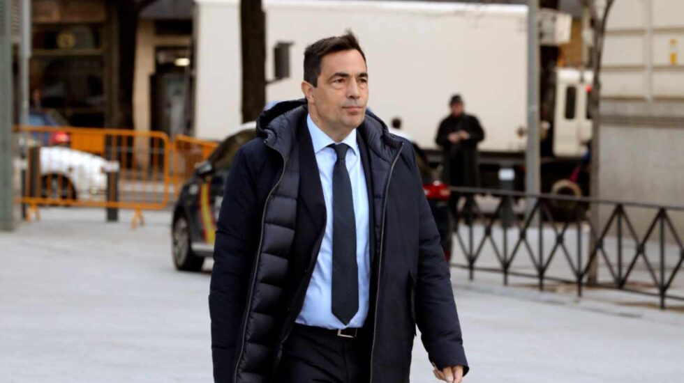 El ex director de los los Mossos d'Esquadra Pere Soler, a su llegada a la Audiencia Nacional.