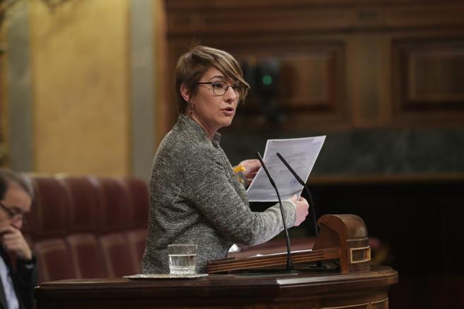 La diputada del PDeCat, Lourdes Ciuró, en el Congreso.