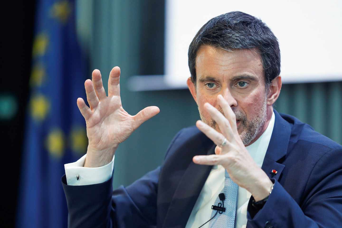 Manuel Valls, durante un foro celebrado en Madrid el pasado 19 de abril.