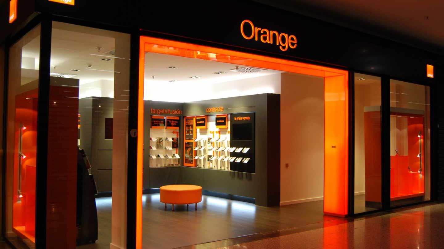 Una tienda de la red de Orange en España.