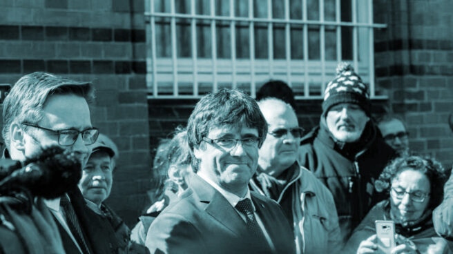 puigdemont Carles Puigdemont, el viernes 6 de abril tras abandonar la prisión de Neumünster.