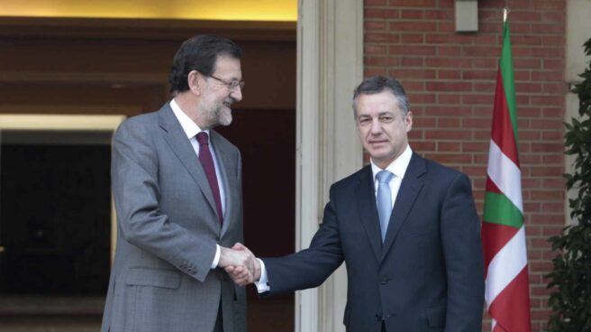 El presidente del Gobierno, Mariano Rajoy, y el lehendakari, Íñigo Urkullu.