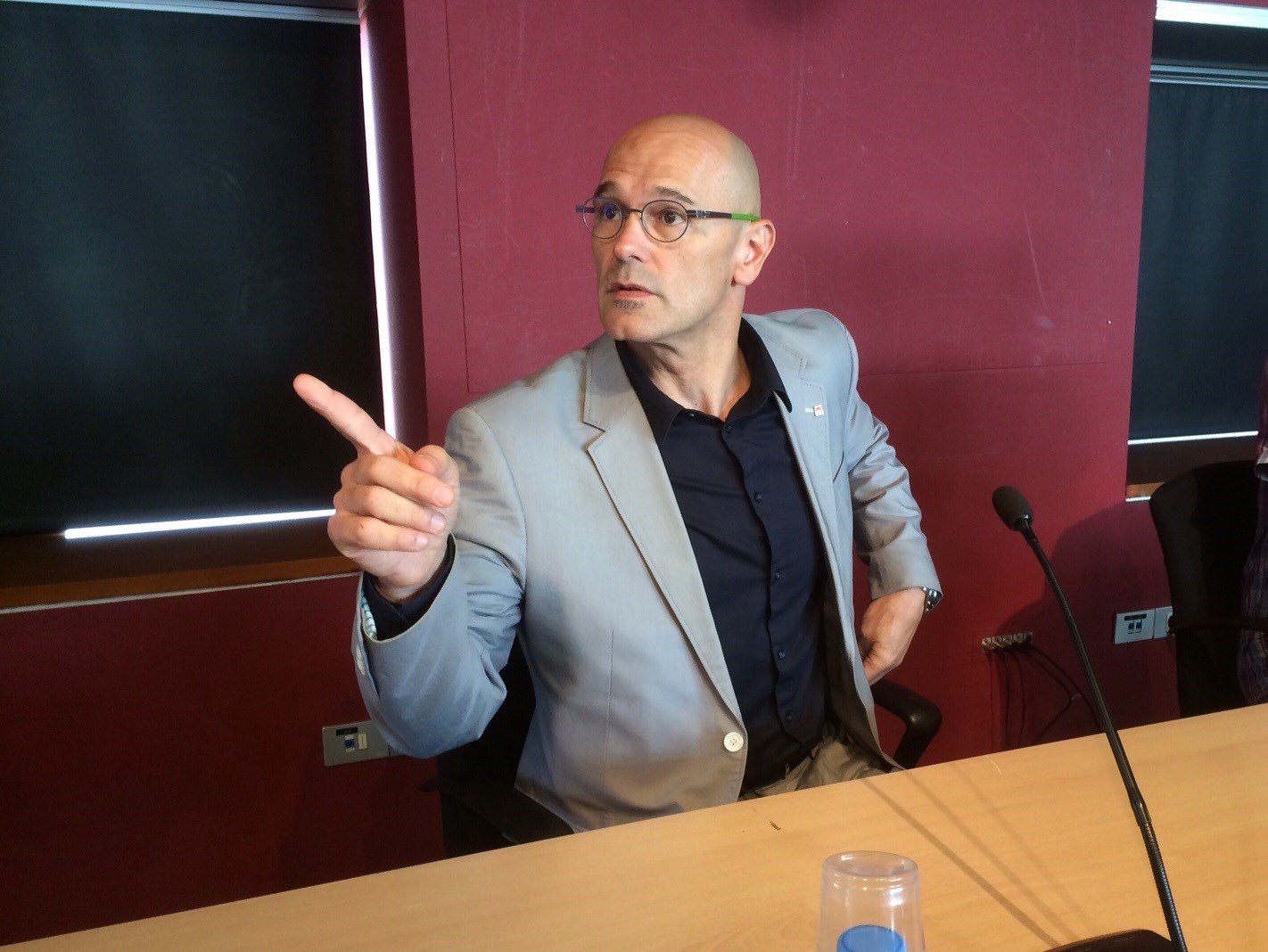 Raül Romeva, ex responsable de Asuntos Exteriores de la Generalitat.