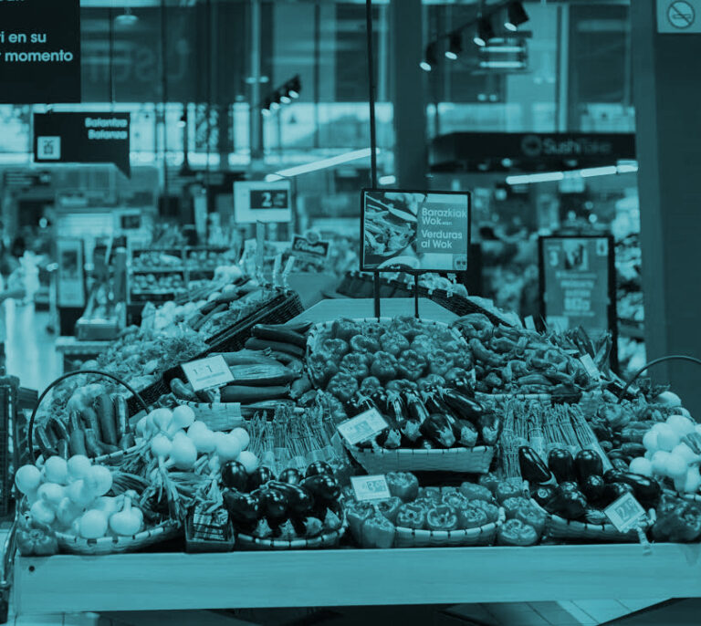 Las tristes rebajas de los supermercados en bolsa
