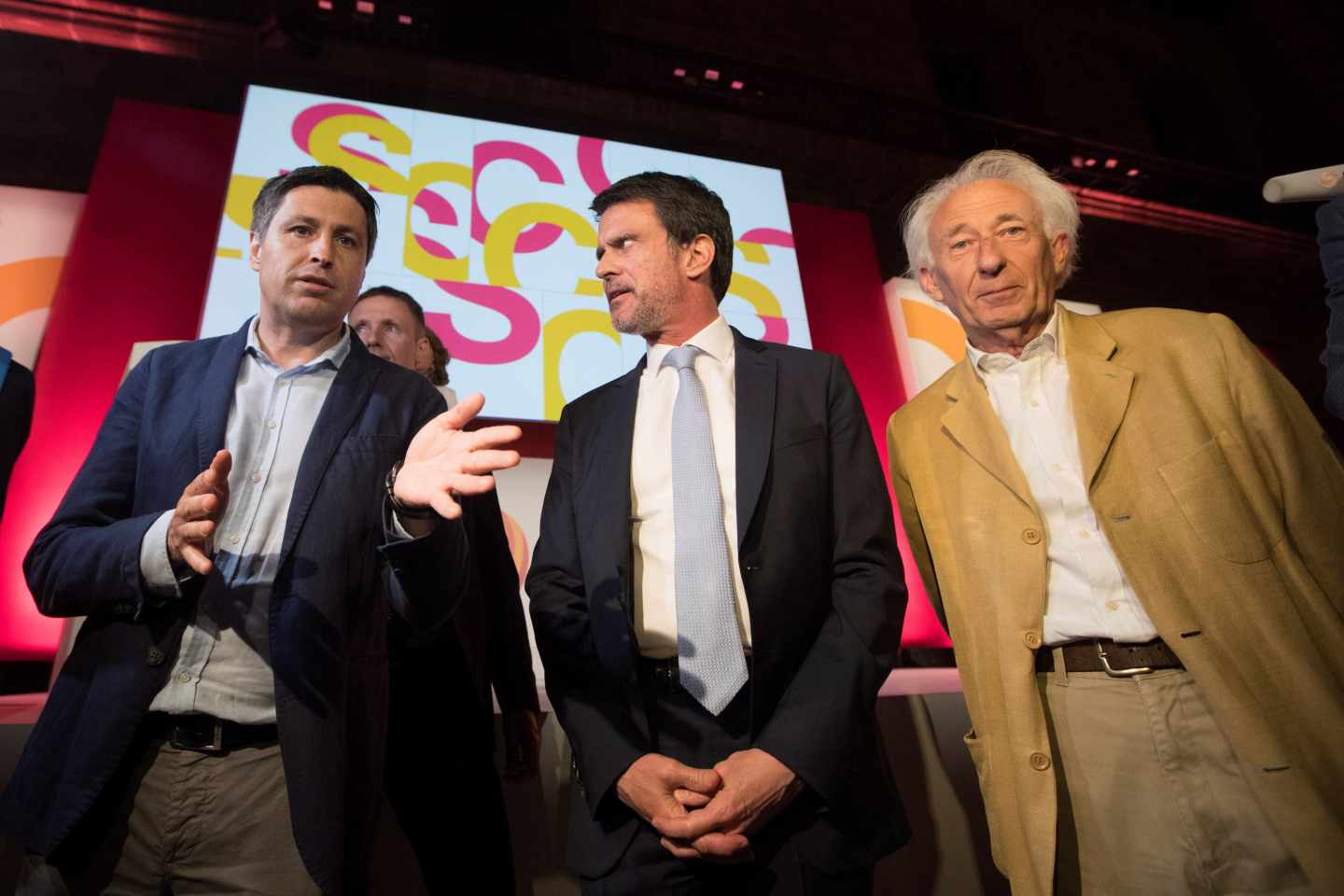 Manuel Valls, durante un acto de Sociedad Civil Catalana.