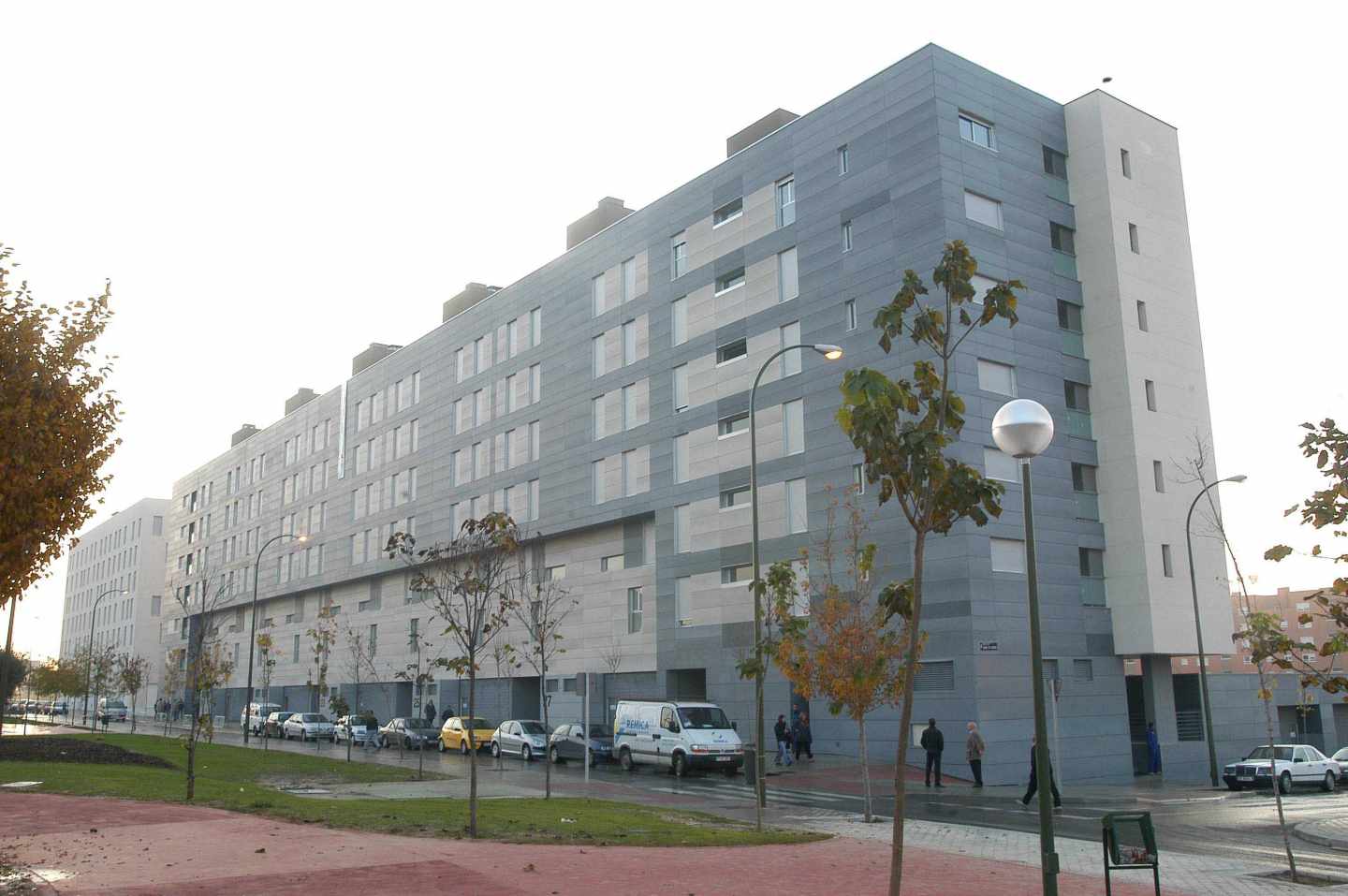 Promoción de viviendas VPO adjudicadas en 2011 en el Distrito de Barajas, en Madrid.