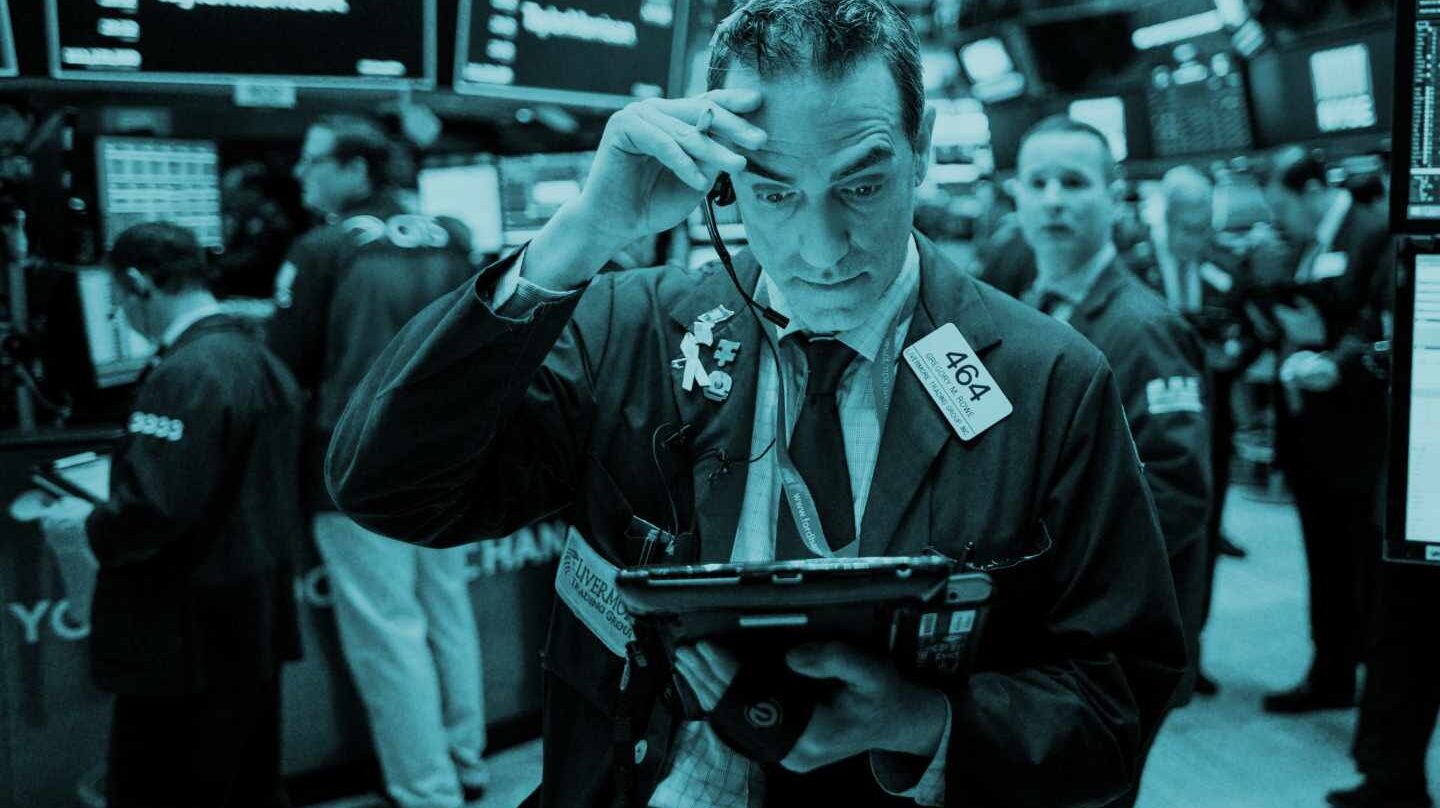 Operadores de bolsa en Wall Street.