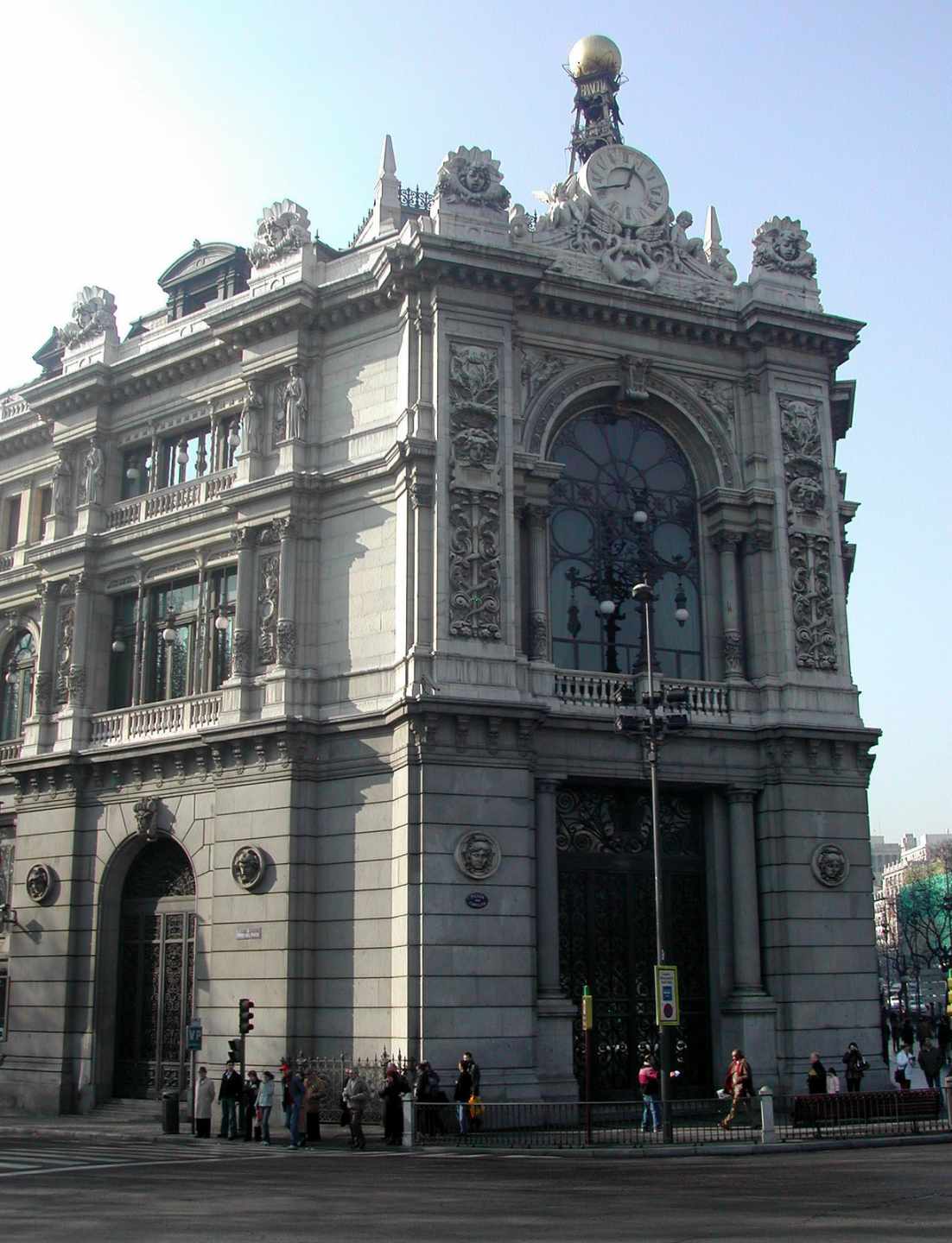 Sede central del Banco de España en la plaza de Cibeles de Madrid