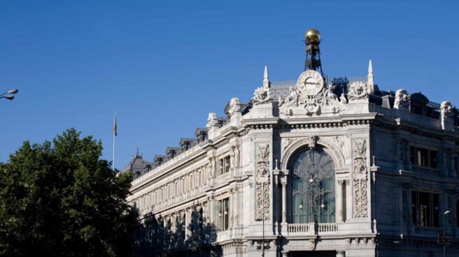 Sede central del Banco de España en la plaza de Cibeles de Madrid.