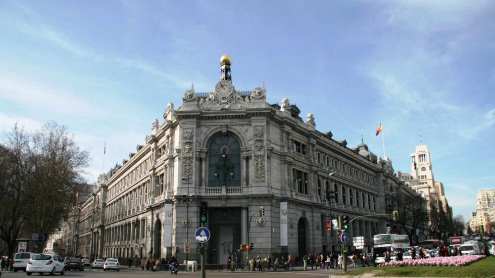 Sede central del Banco de España en la plaza de Cibeles en Madrid
