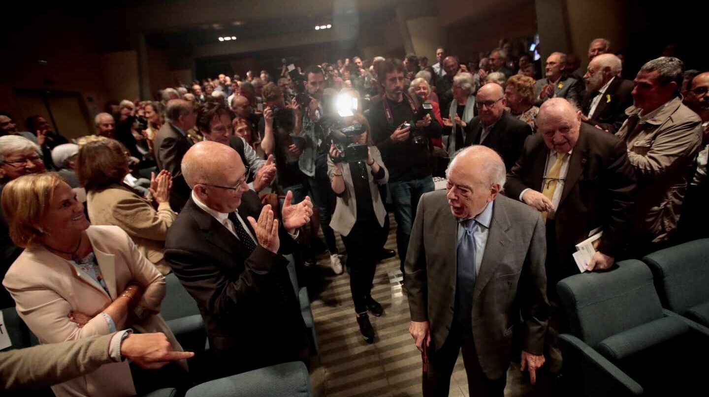 Homenaje a Jordi Pujol en Barcelona.