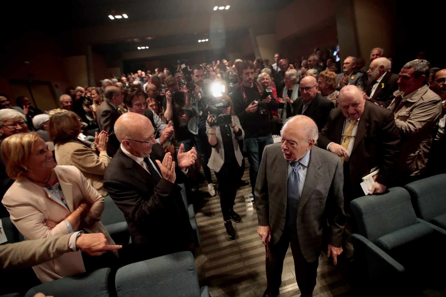 Homenaje a Jordi Pujol en Barcelona.