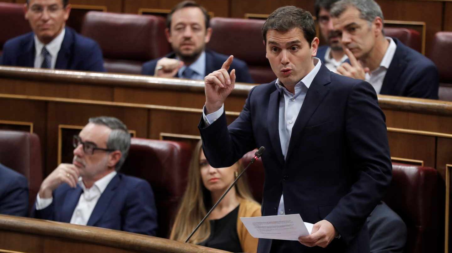 Albert Rivera en la sesión de control al Gobierno.