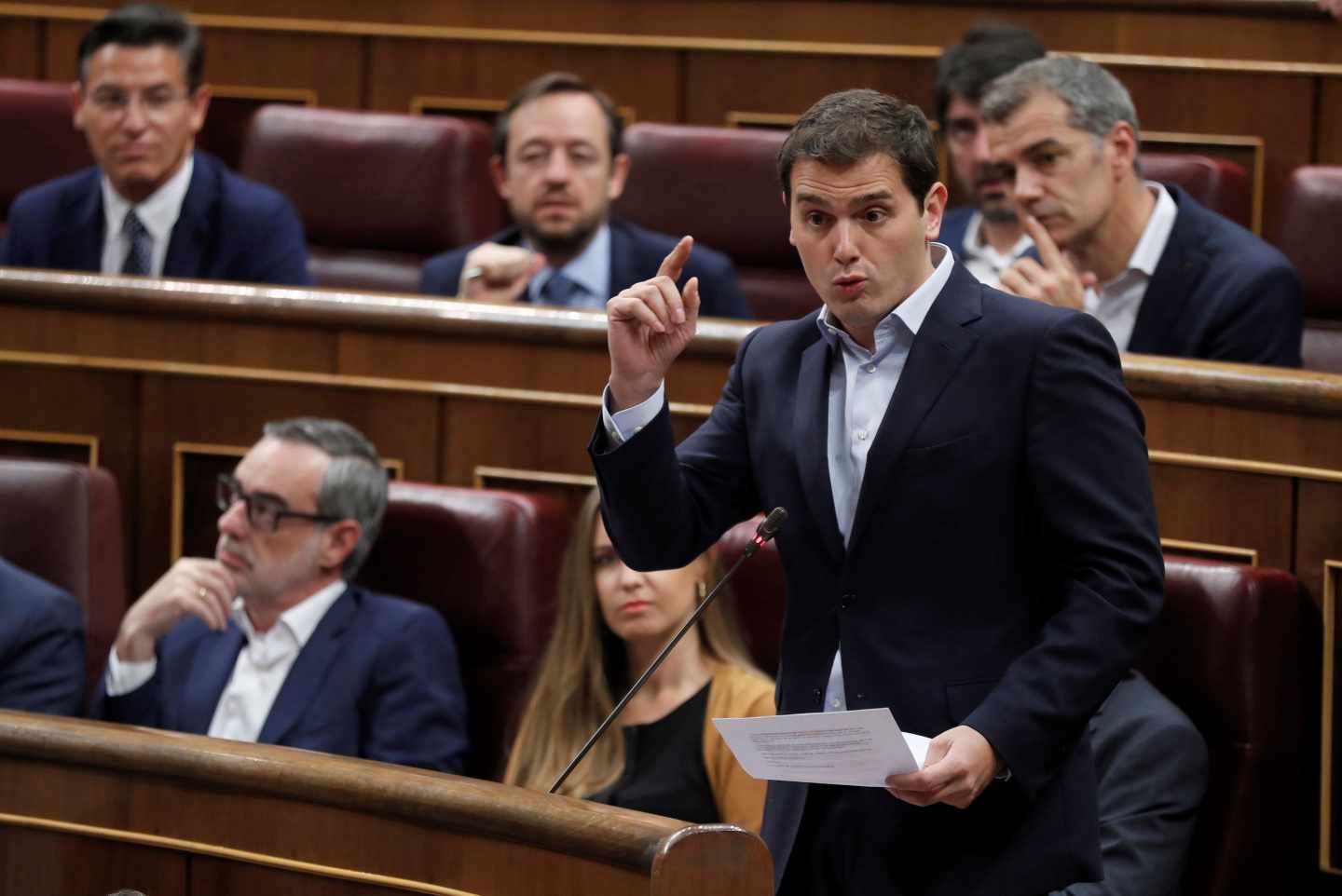 Albert Rivera en la sesión de control al Gobierno.