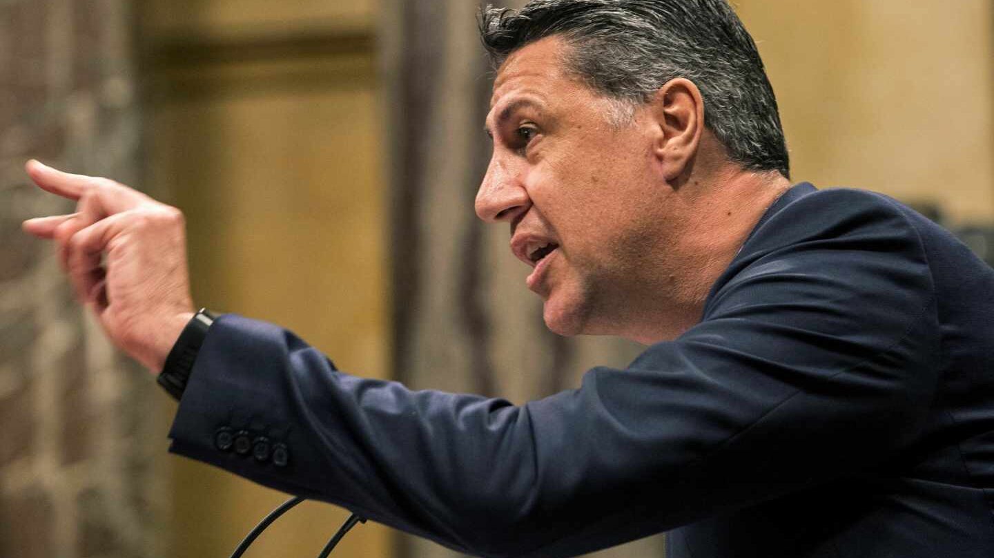 El presidente del PP en Cataluña, Xavier García Albiol.