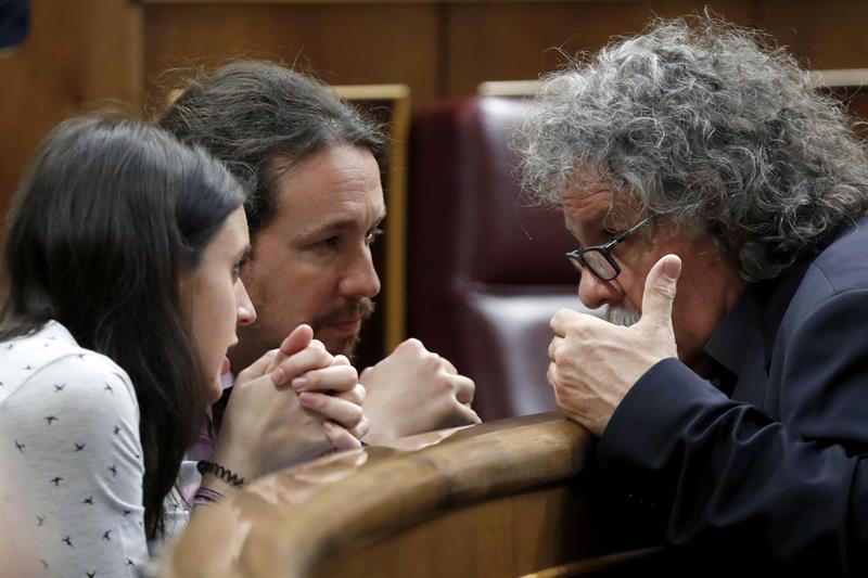 Podemos presentará otra moción para convocar elecciones si falla la del PSOE