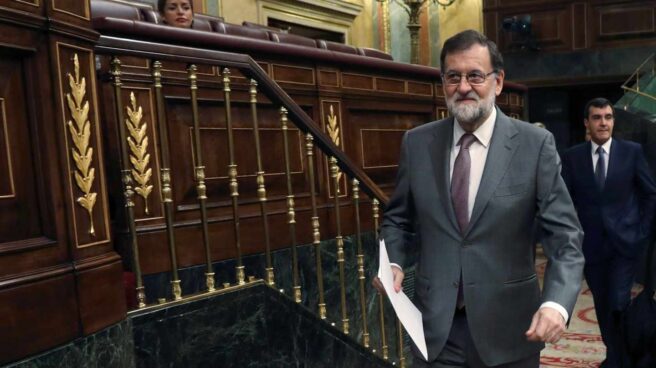 El Ibex apuesta por la dimisión de Rajoy ante un eventual triunfo de la moción de Sánchez