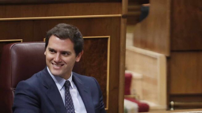 El líder de Ciudadanos, Albert Rivera, en el Congreso.