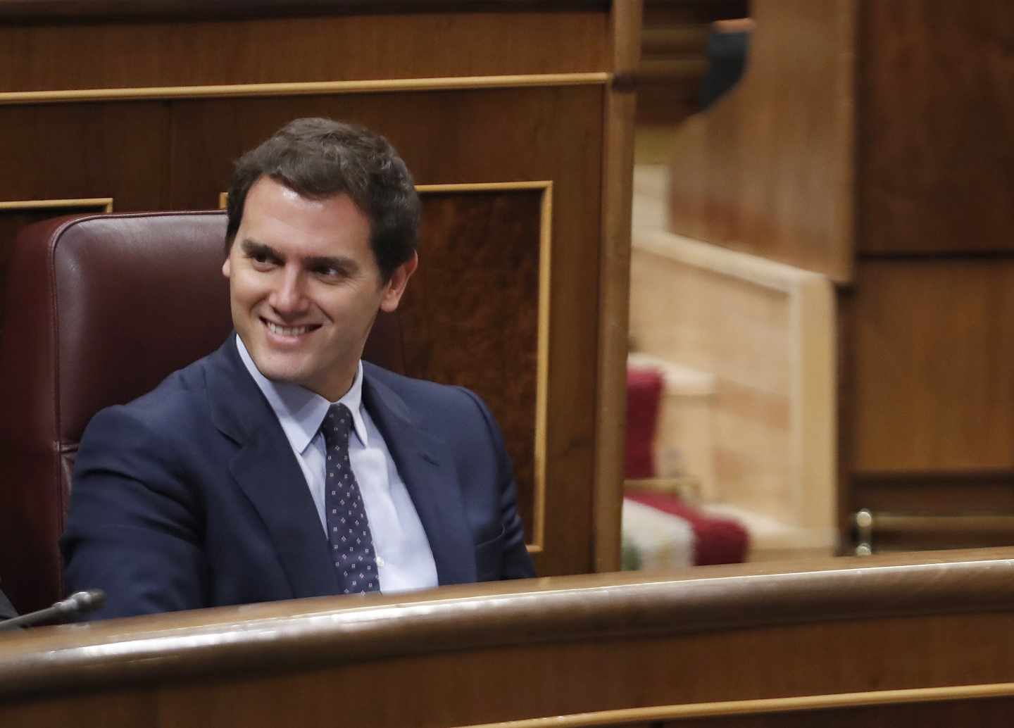 El líder de Ciudadanos, Albert Rivera, en el Congreso.