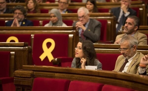 Arrimadas descalifica a Torra: "Supremacista, xenófobo y antiguo"